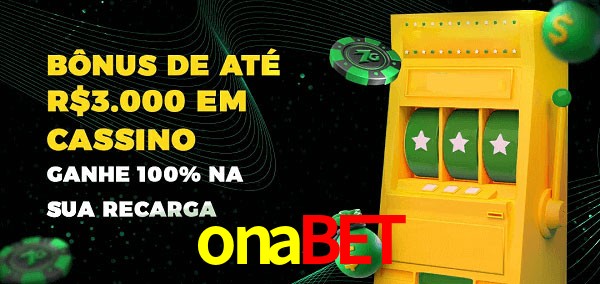 onabet melhor bônus de depósito